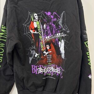 Beetlejuice x Rucking Fotten Exclusive Zip Up Hoodie Unisex Large